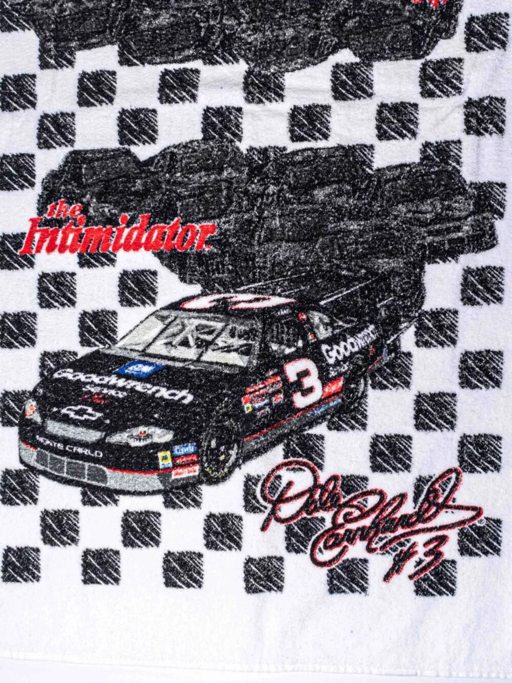 VTG Dale Earnhardt Nascar Towel Beach Bath The Intimidator GM Goodwrench 46x27